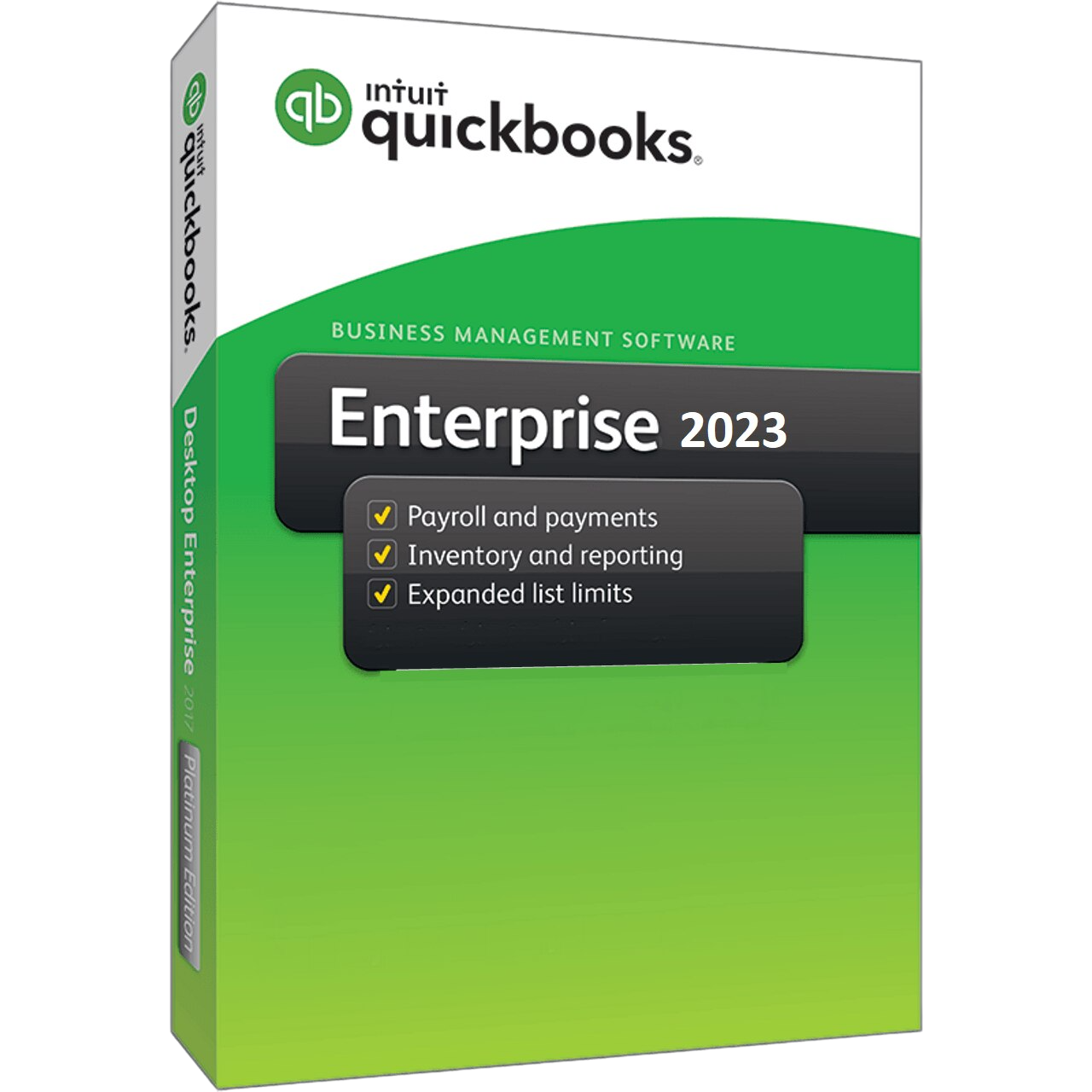 QuickBooks Desktop Enterprise Platinum 2023 – 1 Year Subscription – USA Version (1 User)